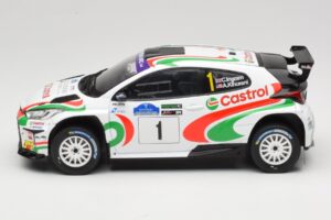 Toyota GR Yaris Rally2 #1 C. Ingram / R. Whittock Voyonic Grampian Forest Rally 2024 IXO 1:18 18RMC213 Metall – Bild 3 von 6