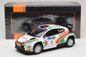 Toyota GR Yaris Rally2 #1 C. Ingram / R. Whittock Voyonic Grampian Forest Rally 2024 IXO 1:18 18RMC213 Metall – Bild 6 von 6
