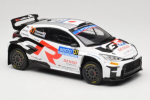 Toyota GR Yaris Rally2 #37 Y. Yamamoto Rally Finland 2024 IXO 1:18 18RMC212A Metall – Bild 4 von 6