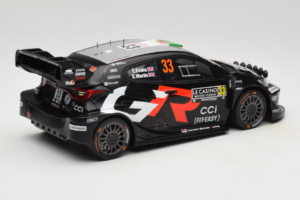 Toyota GR Yaris WRC #33 E. Evans / S. Martin Rally Monte Carlo 2025 IXO 1:18 18RMC229B Metall – Bild 2 von 6