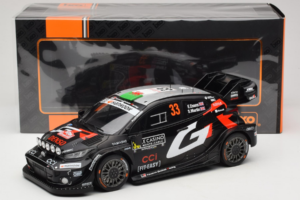 Toyota GR Yaris WRC #33 E. Evans / S. Martin Rally Monte Carlo 2025 IXO 1:18 18RMC229B Metall – Bild 6 von 6