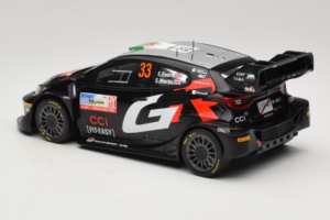 Toyota GR Yaris Rally1 #33 E. Evans / S. Martin Rally Japan Winner 2024 IXO 1:18 18RMC227 Metall – Bild 5 von 6