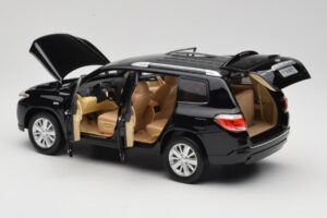 Toyota Highlander XU40 Schwarz Paudi Model 1:18 2043612-B1 Metall – Bild 5 von 8