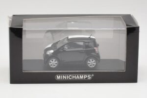 Toyota iQ Schwarz & Weiß Genfer Autosalon 2009 Minichamps 1:43 400166801 Metall – Bild 4 von 4