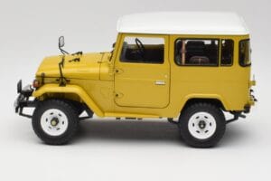 Toyota Land Cruiser FJ40 Senf Gelb Kyosho 1:18 08971Y Metall – Bild 4 von 8