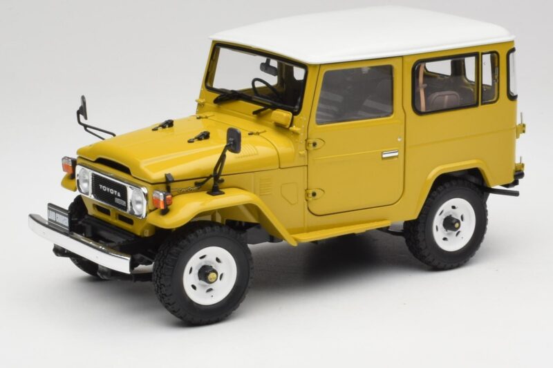 Toyota Land Cruiser FJ40 Senf Gelb Kyosho 1:18 08971Y Metall