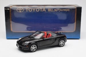 Toyota MR2 Spyder W30 Schwarz LHD AUTOart 1:18 78714 Metall – Bild 8 von 8
