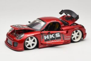 Toyota MR2 Spyder ZZW30 Tuned Rot Jada 1:18 63194 Metall – Bild 2 von 8