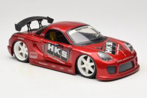 Toyota MR2 Spyder ZZW30 Tuned Rot Jada 1:18 63194 Metall – Bild 6 von 8