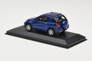 Toyota RAV4 Dunkelblau Grau Innenraum Minichamps 1:43 433166004 Metall – Bild 3 von 4