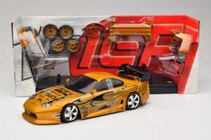 Toyota Supra A80 Gold Tunerz Edition Hot Wheels 1:18 B6091 Metall – Bild 2 von 7