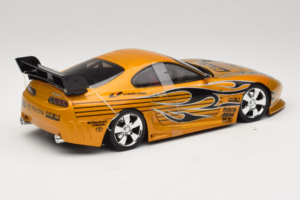 Toyota Supra A80 Gold Tunerz Edition Hot Wheels 1:18 B6091 Metall – Bild 3 von 7
