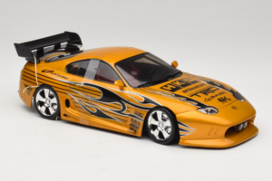 Toyota Supra A80 Gold Tunerz Edition Hot Wheels 1:18 B6091 Metall – Bild 5 von 7