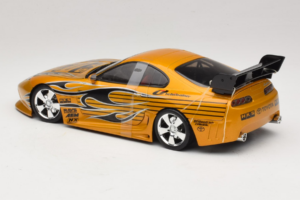 Toyota Supra A80 Gold Tunerz Edition Hot Wheels 1:18 B6091 Metall – Bild 6 von 7