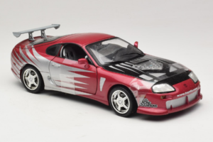 Toyota Supra A80 Fast & Furious Lila Silber ERTL 1:18 33708 Metall – Bild 4 von 6