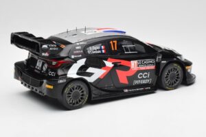 Toyota GR Yaris Rally1 #17 S. Ogier / V. Landais Rally Monte Carlo 2024 IXO 1:18 18RMC196 Metall – Bild 2 von 6