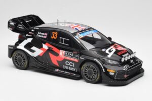 Toyota Yaris Rally1 WRC #33 E. Evans / S. Martin Rally Monte Carlo Night Version 2024 IXO 1:18 18RMC197 Metall – Bild 4 von 6