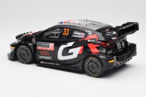Toyota Yaris Rally1 WRC #33 E. Evans / S. Martin Rally Monte Carlo Night Version 2024 IXO 1:18 18RMC197 Metall – Bild 5 von 6