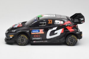 Toyota Yaris Rally1 WRC #33 E. Evans / S. Martin Rally Sweden 2024 IXO 1:18 18RMC200 Metall – Bild 3 von 6