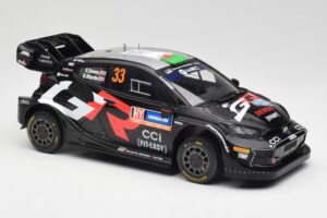Toyota Yaris Rally1 WRC #33 E. Evans / S. Martin Rally Sweden 2024 IXO 1:18 18RMC200 Metall – Bild 4 von 6