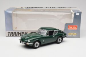 Triumph GT6 Mk3 Grün Sun Star 1:18 1055 Metall – Bild 8 von 8