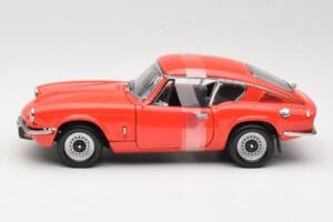 Triumph GT6 Mk3 Rot Sun Star 1:18 1056 Metall – Bild 3 von 6