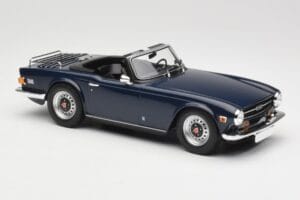 Triumph TR6 PI Dunkelblau Minichamps 1:18 155132032 Metall – Bild 4 von 6