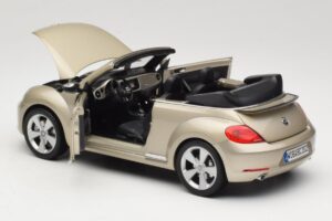 Volkswagen Beetle A5 Cabriolet Grau Kyosho 1:18 5C3099302P7W Metall – Bild 5 von 8