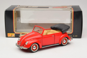 Volkswagen Beetle Cabriolet Rot Maisto 1:18 56010 Metall – Bild 8 von 8