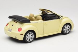 Volkswagen Beetle Cabriolet Gelb Gate 1:18 VW24108 Metall – Bild 3 von 8