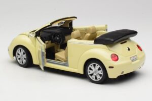 Volkswagen Beetle Cabriolet Gelb Gate 1:18 VW24108 Metall – Bild 5 von 8