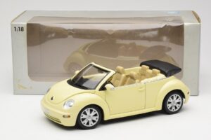 Volkswagen Beetle Cabriolet Gelb Gate 1:18 VW24108 Metall – Bild 8 von 8