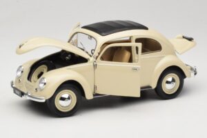Volkswagen Beetle Type 1 Classic Weiss Welly 1:18 18040W Metall – Bild 2 von 8