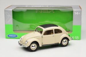 Volkswagen Beetle Type 1 Classic Weiss Welly 1:18 18040W Metall – Bild 8 von 8