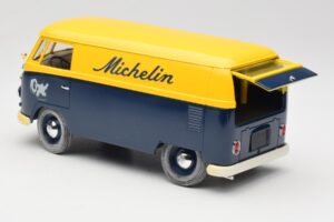Volkswagen T1 Combi Michelin Schwarz & Gelb Solido 1:18 9406 Metall – Bild 5 von 8