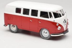 Volkswagen Combi T1 Rot & Weiss Solido 1:18 8031 Metall – Bild 6 von 8