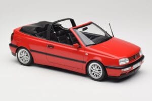 Volkswagen Golf Cabriolet Mk3 Rot Norev 1:18 188433 Metall – Bild 4 von 6