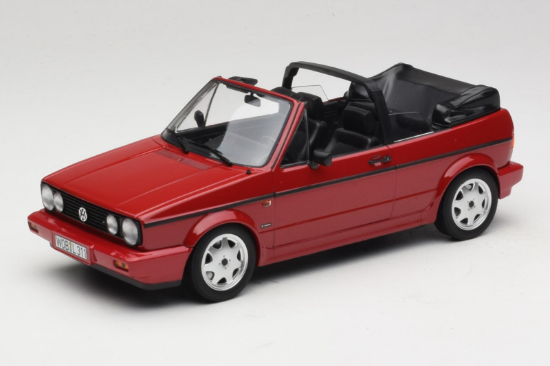 Volkswagen Golf Mk1 Cabriolet Rot Norev 1:18 188626 Metall