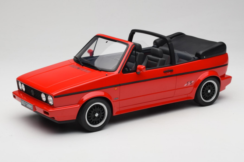 Volkswagen Golf Mk1 Cabriolet Sportline Rot Otto 1:12 G095 Resin