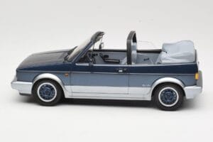 Volkswagen Golf Mk1 Cabriolet Bel Air Blue Metallic Norev 1:18 188404 Metall – Bild 3 von 6