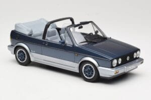 Volkswagen Golf Mk1 Cabriolet Bel Air Blue Metallic Norev 1:18 188404 Metall – Bild 4 von 6
