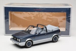 Volkswagen Golf Mk1 Cabriolet Bel Air Blue Metallic Norev 1:18 188404 Metall – Bild 6 von 6