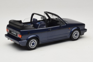 Volkswagen Golf Mk1 Cabriolet Quartett Inca Blue Norev 1:18 188628 Metall – Bild 2 von 6