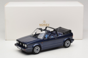 Volkswagen Golf Mk1 Cabriolet Quartett Inca Blue Norev 1:18 188628 Metall – Bild 6 von 6