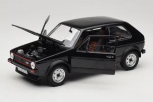 Volkswagen Golf Mk1 GTI Schwarz Norev 1:18 188487 Metall – Bild 2 von 8