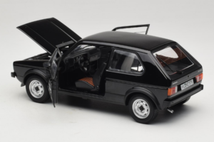 Volkswagen Golf Mk1 GTI Schwarz Norev 1:18 188487 Metall – Bild 5 von 8
