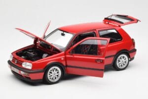 Volkswagen Golf Mk3 GTI Flash Red Norev 1:18 188418 Metall – Bild 2 von 8