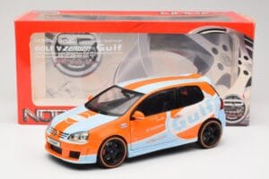 Volkswagen Golf Mk5 Zender Gulf Norev 1:18 188454 Metall – Bild 8 von 8