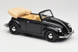 Volkswagen Käfer Cabriolet Schwarz Maisto 1:18 37800-M6 Metall – Bild 6 von 8