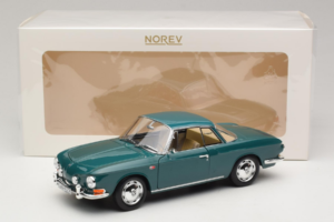 Volkswagen Karmann Ghia 1500 Grün Norev 1:18 188648 Metall – Bild 2 von 8